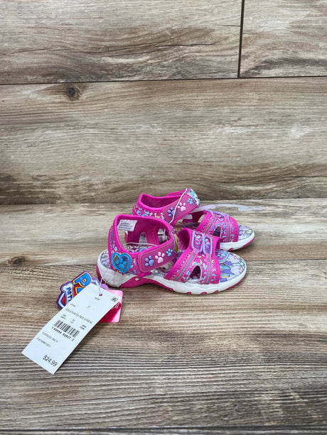 NEW Paw Patrol Adventure Ankle Strap Sandals Pink sz 7c - Me 'n Mommy To Be