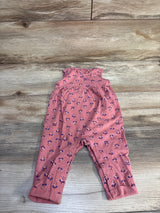 Carter's Floral Sleeveless Jumpsuit Pink sz 6m