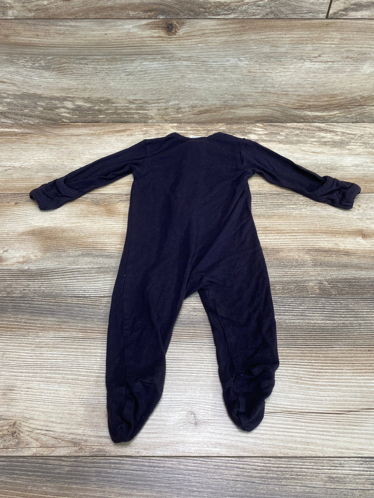 Larkspur Footie Black sz 3-6m