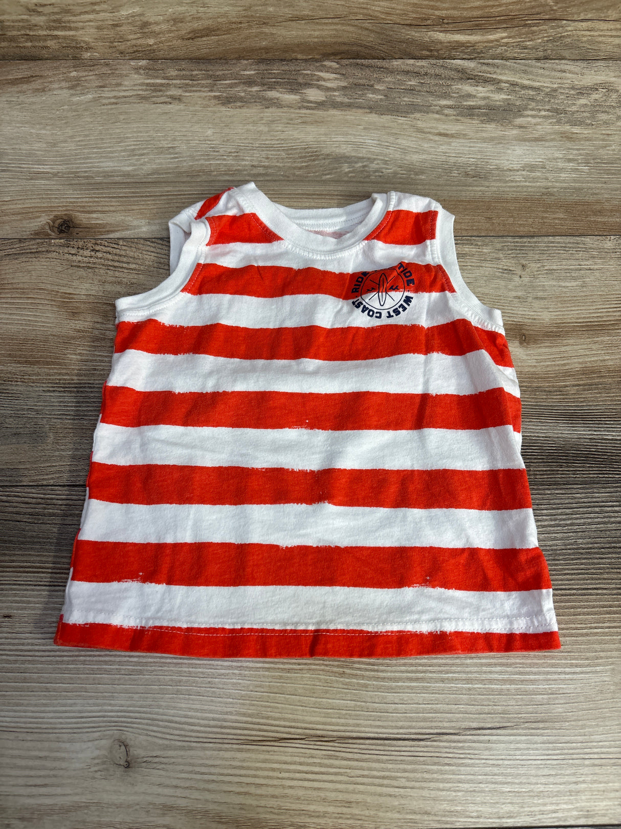 Carter's Striped Tank Top White sz 24m