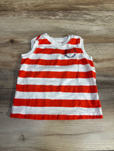 Carter's Striped Tank Top White sz 24m