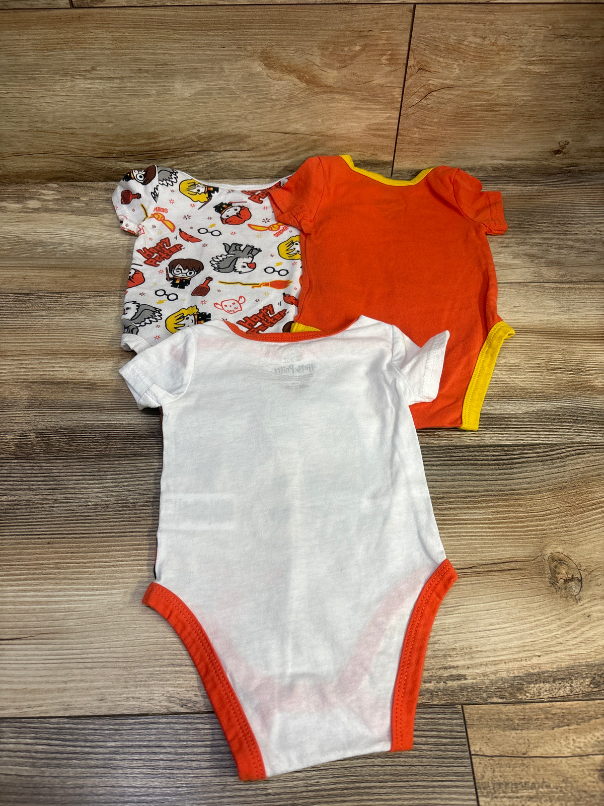 Wizarding World Harry Potter 3pk Bodysuits White sz 3-6m