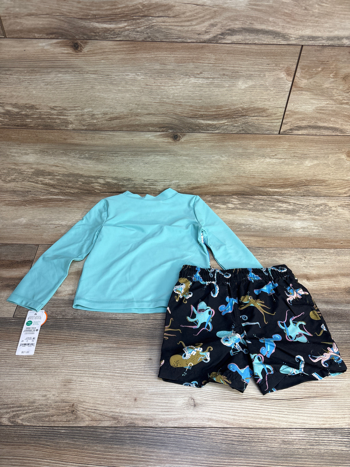 NEW Just One You Octopus Rash Guard Set sz 2T