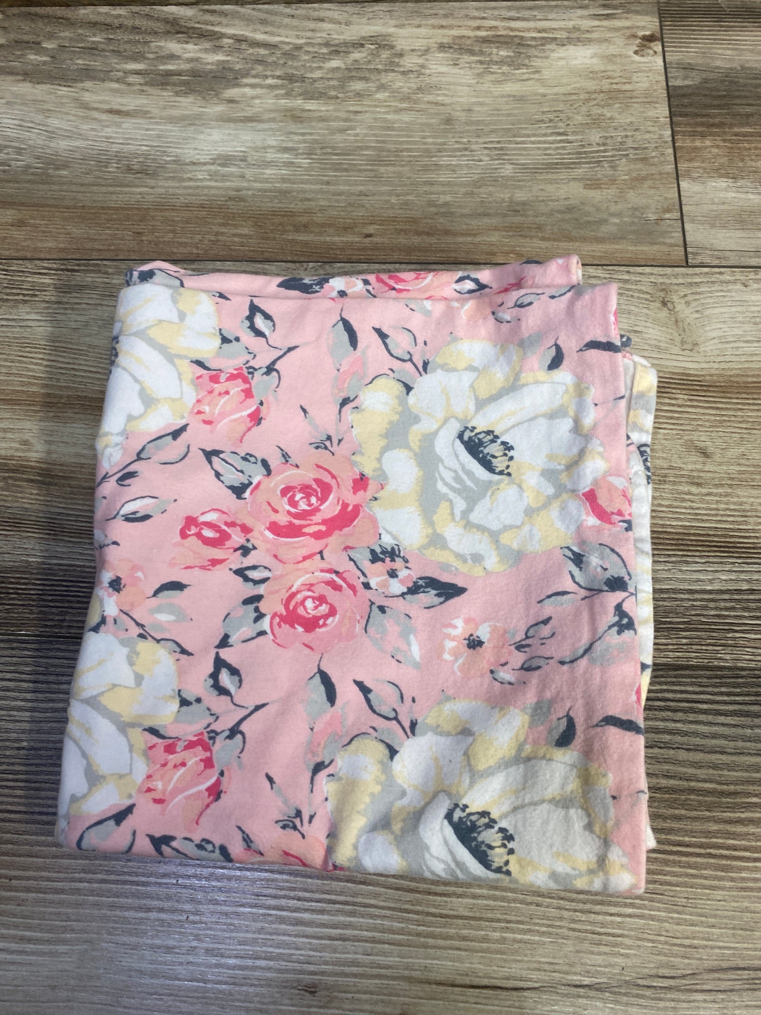 Baby Essentials Floral Swaddle Blanket Pink