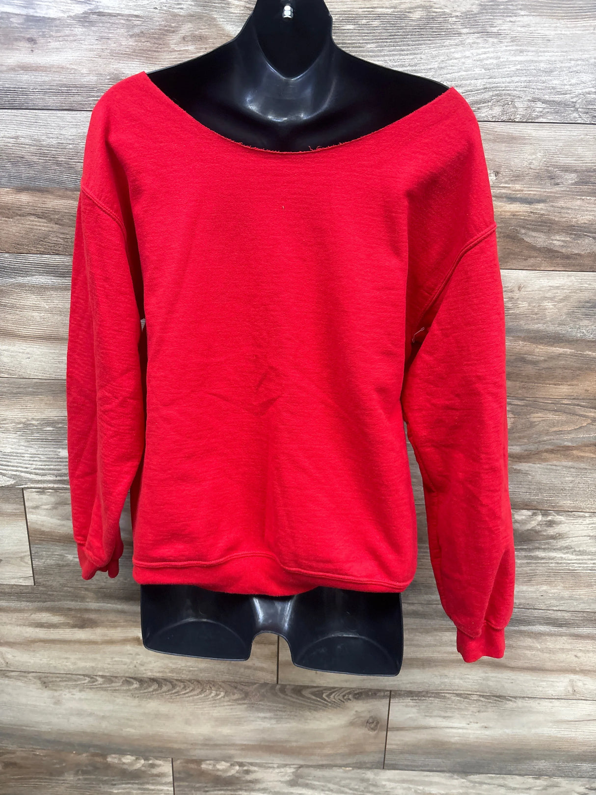 Bump's First Christmas Maternity Sweatshirt Red sz Large/XL