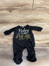 Baby Starters Textured Baby Of The Year Sleeper Black sz Newborn