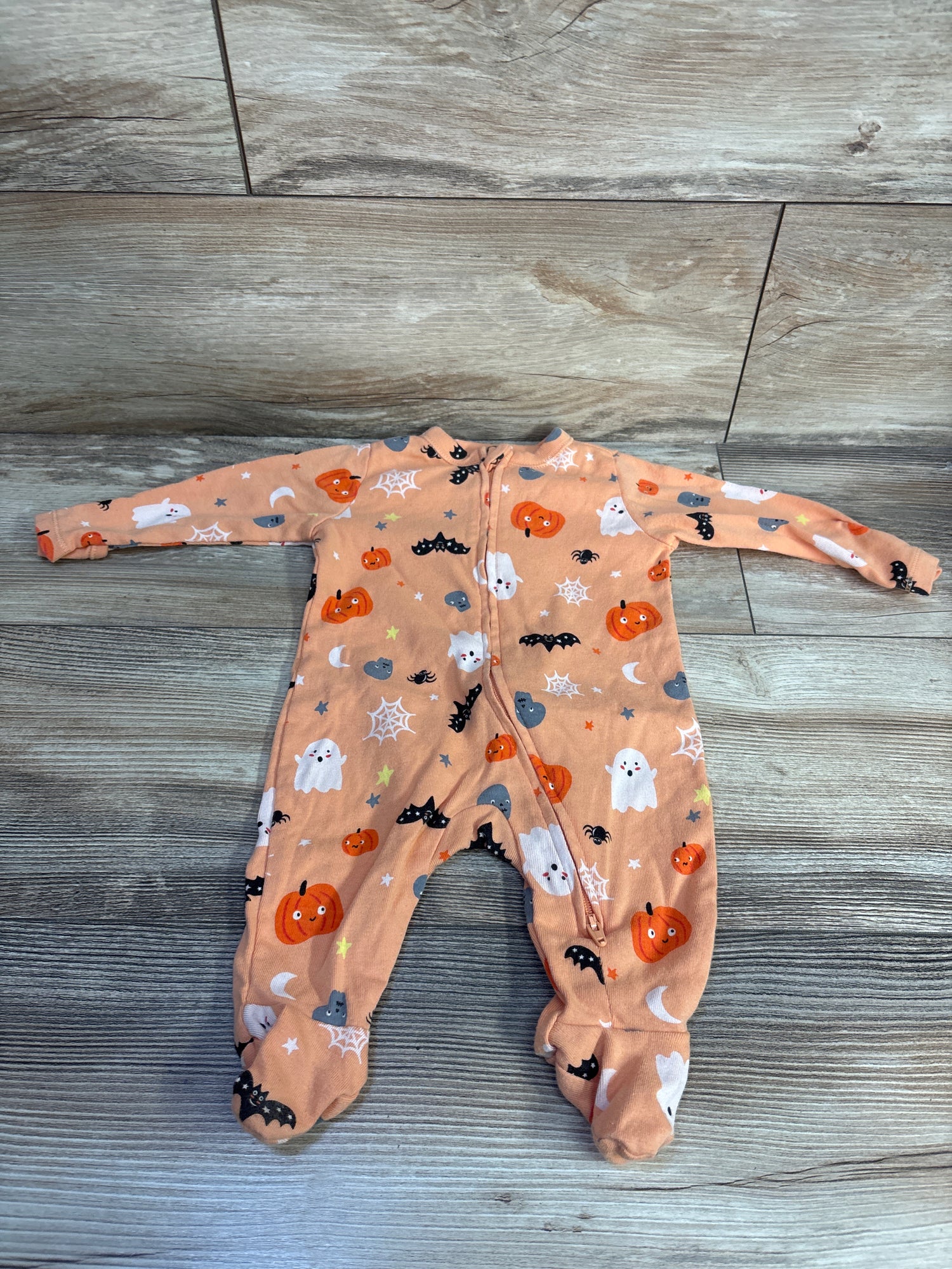 Old Navy Halloween Sleeper Orange sz 0-3m