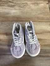 Vans Sk8-Hi Zip Sneakers in Evening Haze Purple sz 5.5c