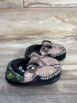 Jurassic World T-Rex Slippers Brown sz 7/8c