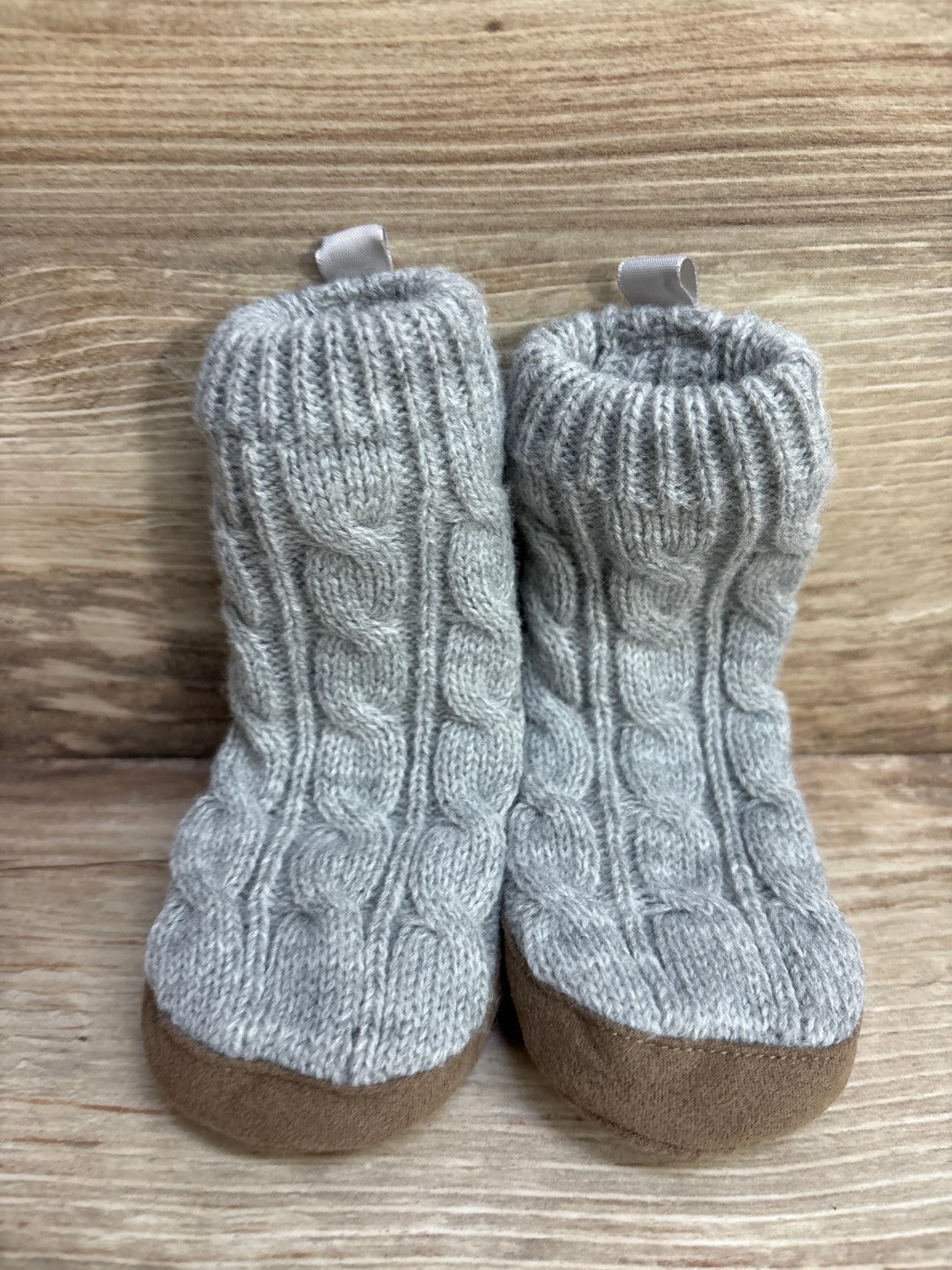 Goldbug Slipper Socks Grey sz 1/2c