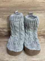 Goldbug Slipper Socks Grey sz 1/2c