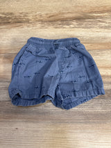 Oshkosh Shark Print Drawstring Shorts Blue sz 24m
