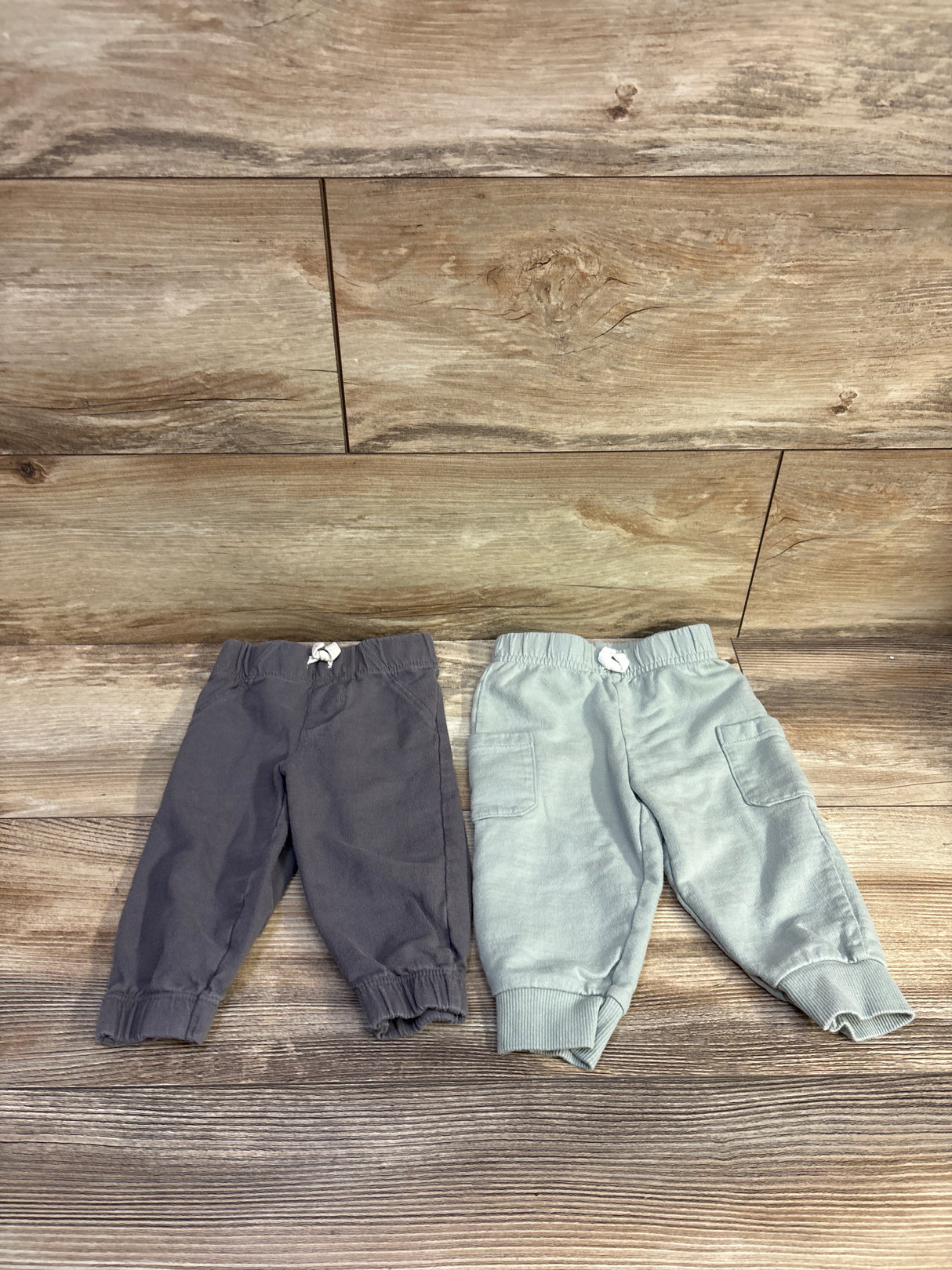 Carter's 2pk Joggers Grey/Green sz 9m