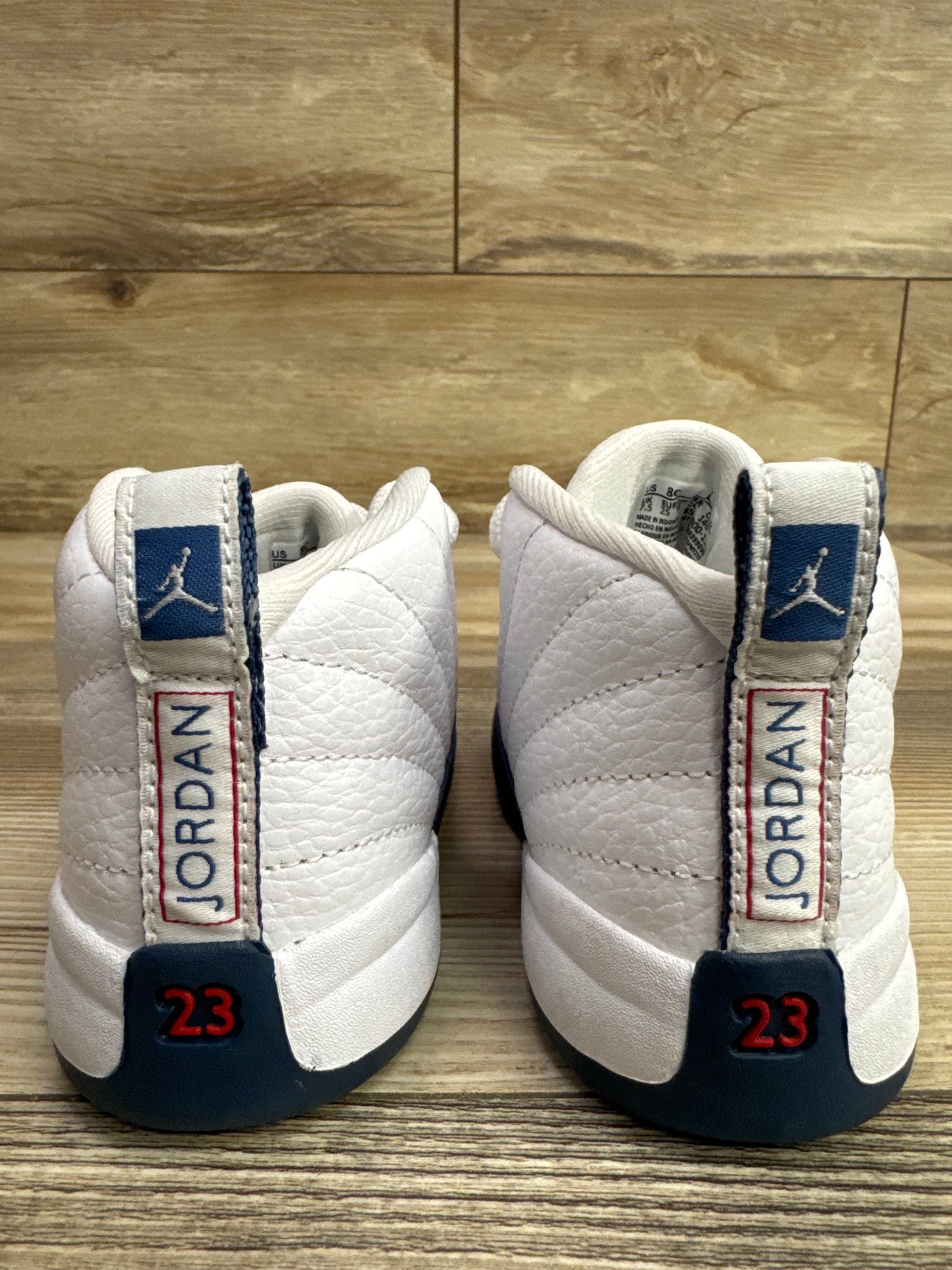 Air Jordan 12 Retro TD 'French Blue' Sneakers sz 8c