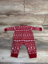 H&M Christmas Coverall Red sz 6m
