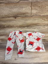 Just One You 2pc Crab Pajama Set Beige sz 12m