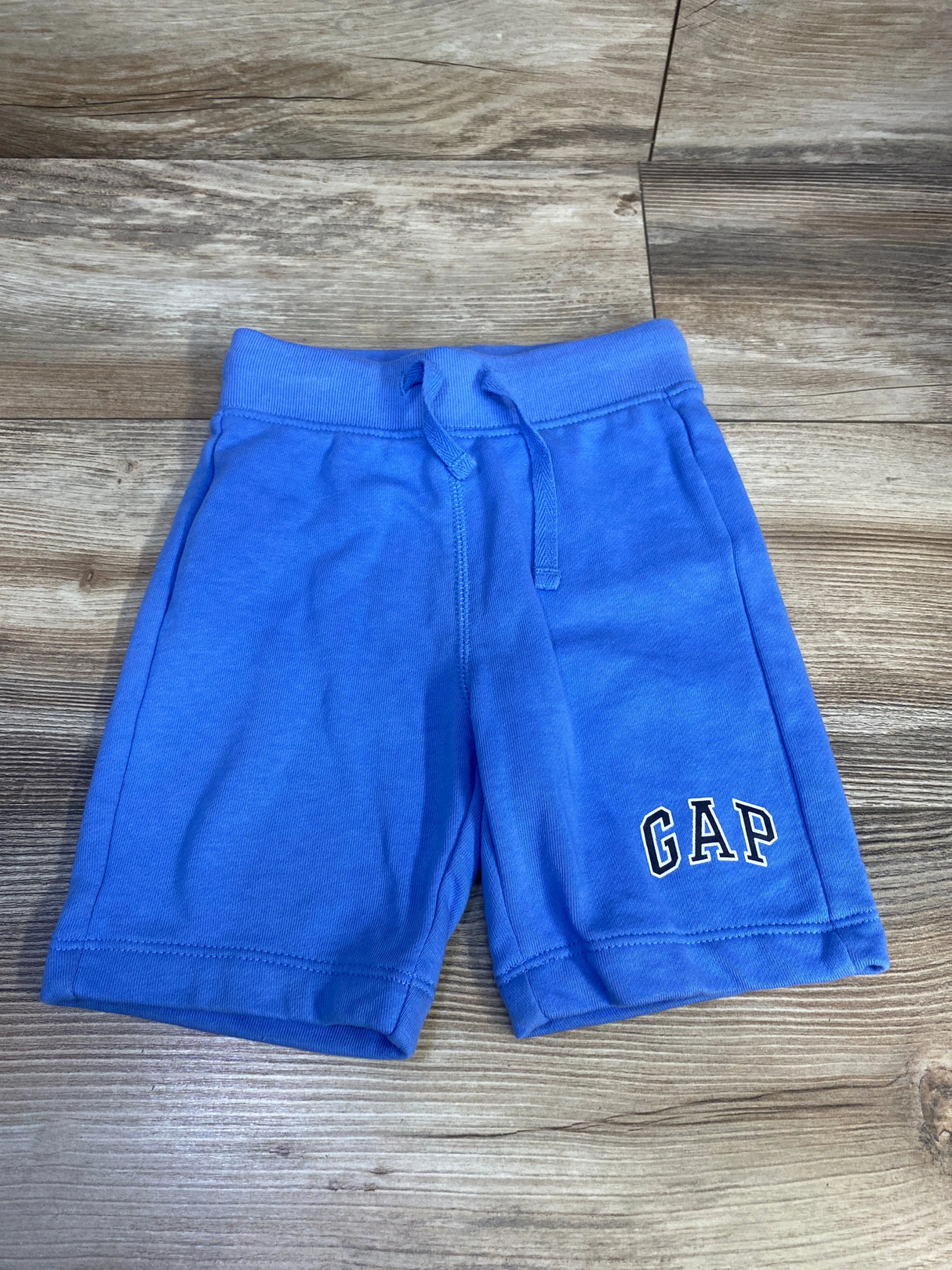 Baby Gap Logo Pull-On Shorts Blue sz 18-24m