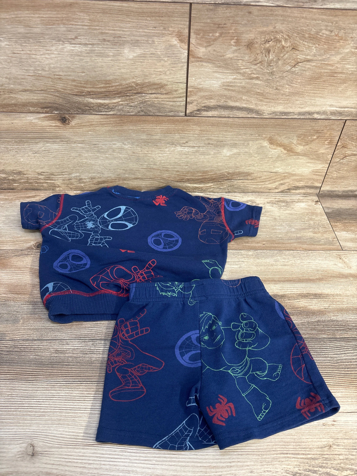 Marvel Spidey and His Amazing Friends Shirt & Shorts Navy sz 3T - Me n Mommy To Be