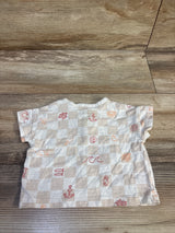 Cat & Jack Henley Shirt Beige sz 0-3m