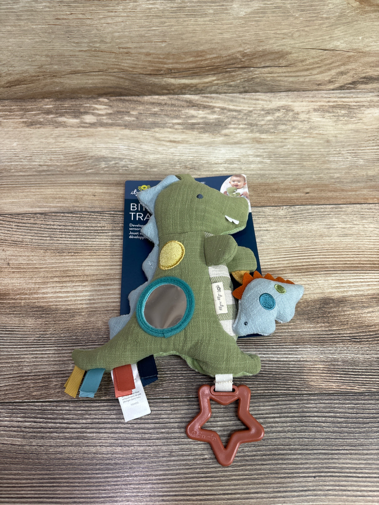NEW Itzy Ritzy Bitzy Traveler Dinosaur Sensory Toy