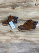 NEW Cat & Jack  Boys' Xavier High Top Sneakers Cognac Sz 10c