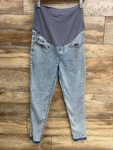 Maternity Full Panel Jeans Blue sz Medium