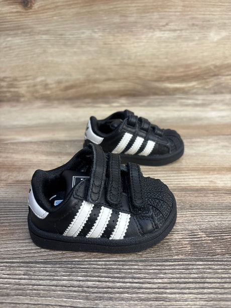 Adidas Superstar II Shoes Black/Cloud White sz 2c - Me n Mommy To Be