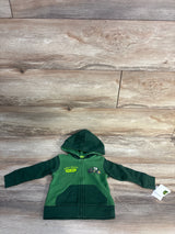NEW John Deere Full-Zip Hoodie Green sz 6/9m