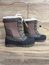 NEW All in Motion Skylar Lace-Up Winter Boots Black sz 1Y