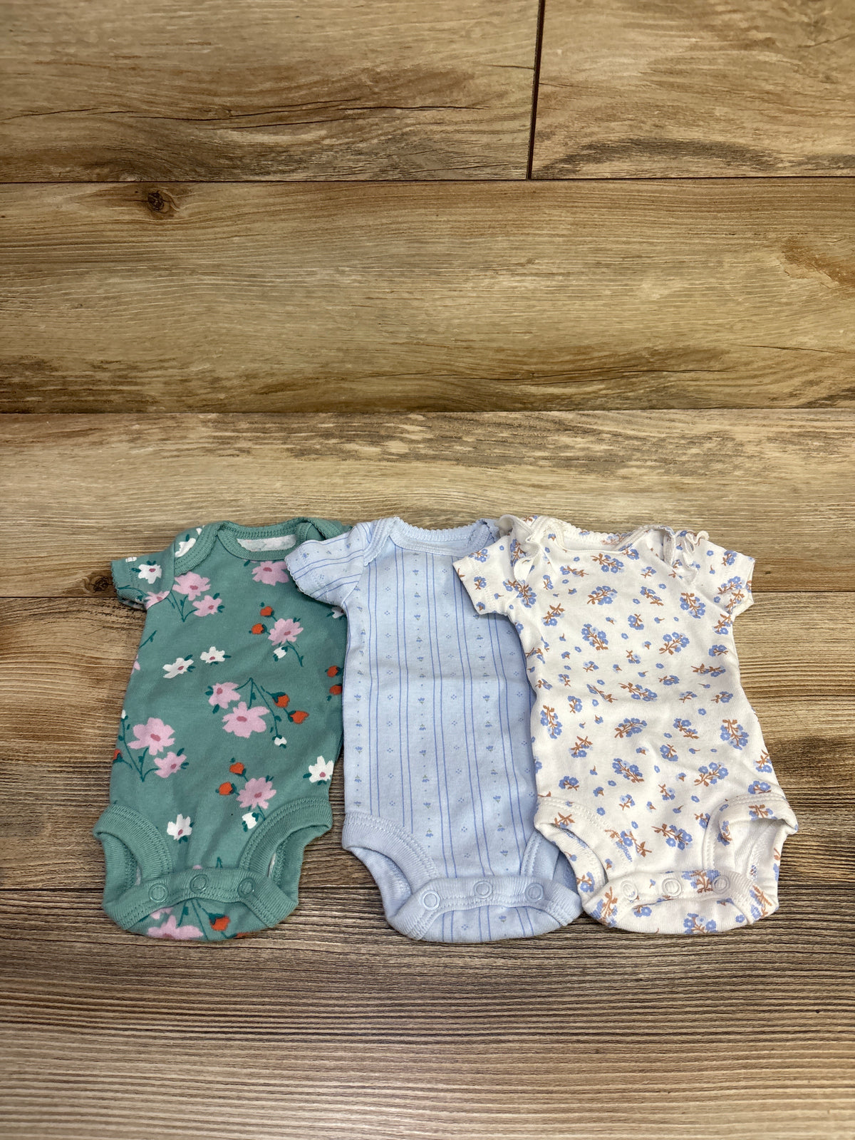 Child of Mine 3pk Bodysuits Blue sz Preemie