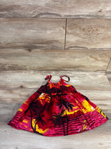 NEW Palmwave Hawaii Rayon Tank Dress Red sz 6-12m