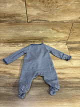 Just One You Striped Little Brother Sleeper Blue sz Newborn