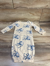 Carter's Panda Print Sleep Gown Ivory sz 3m