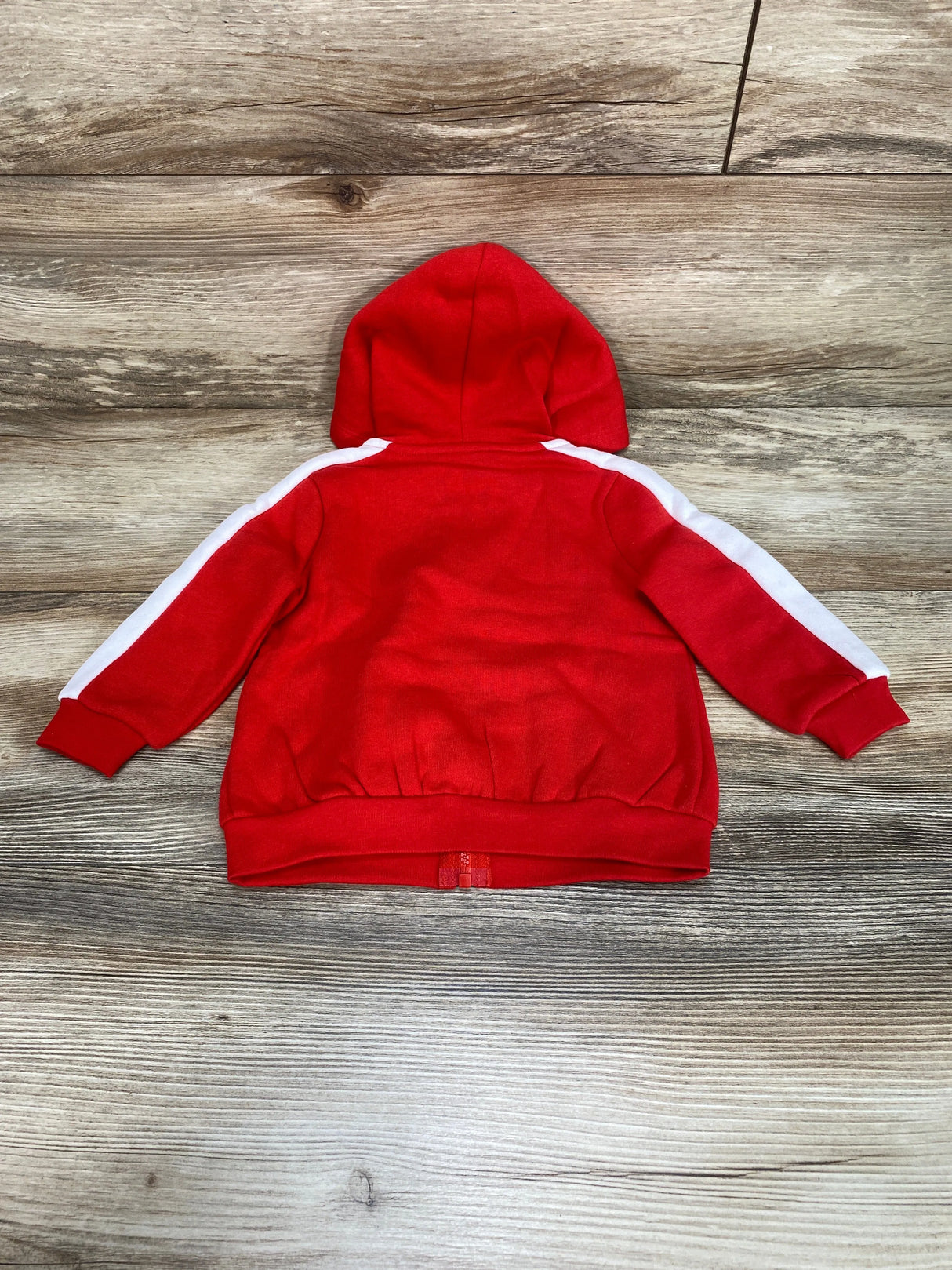 NEW Okie Dokie T-Rex Fleece Full Zip Red Hoodie sz 12m