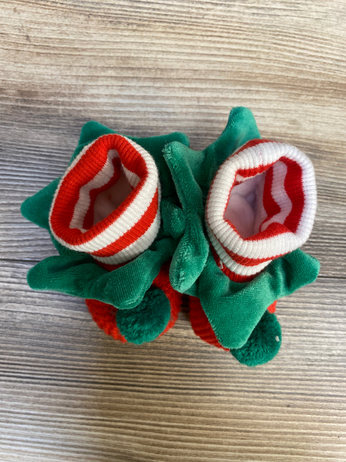 Crochet Elf Booties Red sz 1c
