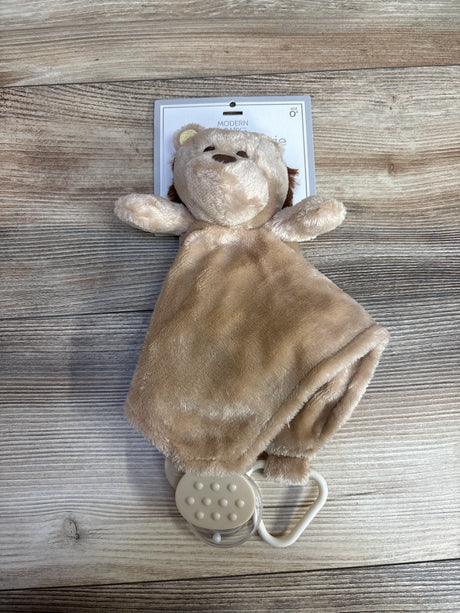 NEW Modern Baby Security Blanket Lovey, Lion - Me n Mommy To Be