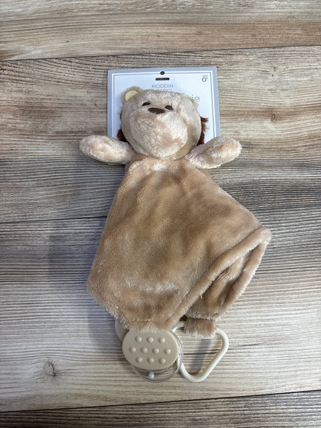 NEW Modern Baby Security Blanket Lovey, Lion - Me n Mommy To Be