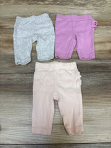 Child Of Mine 3pk Ruffle Pants Pink sz Preemie