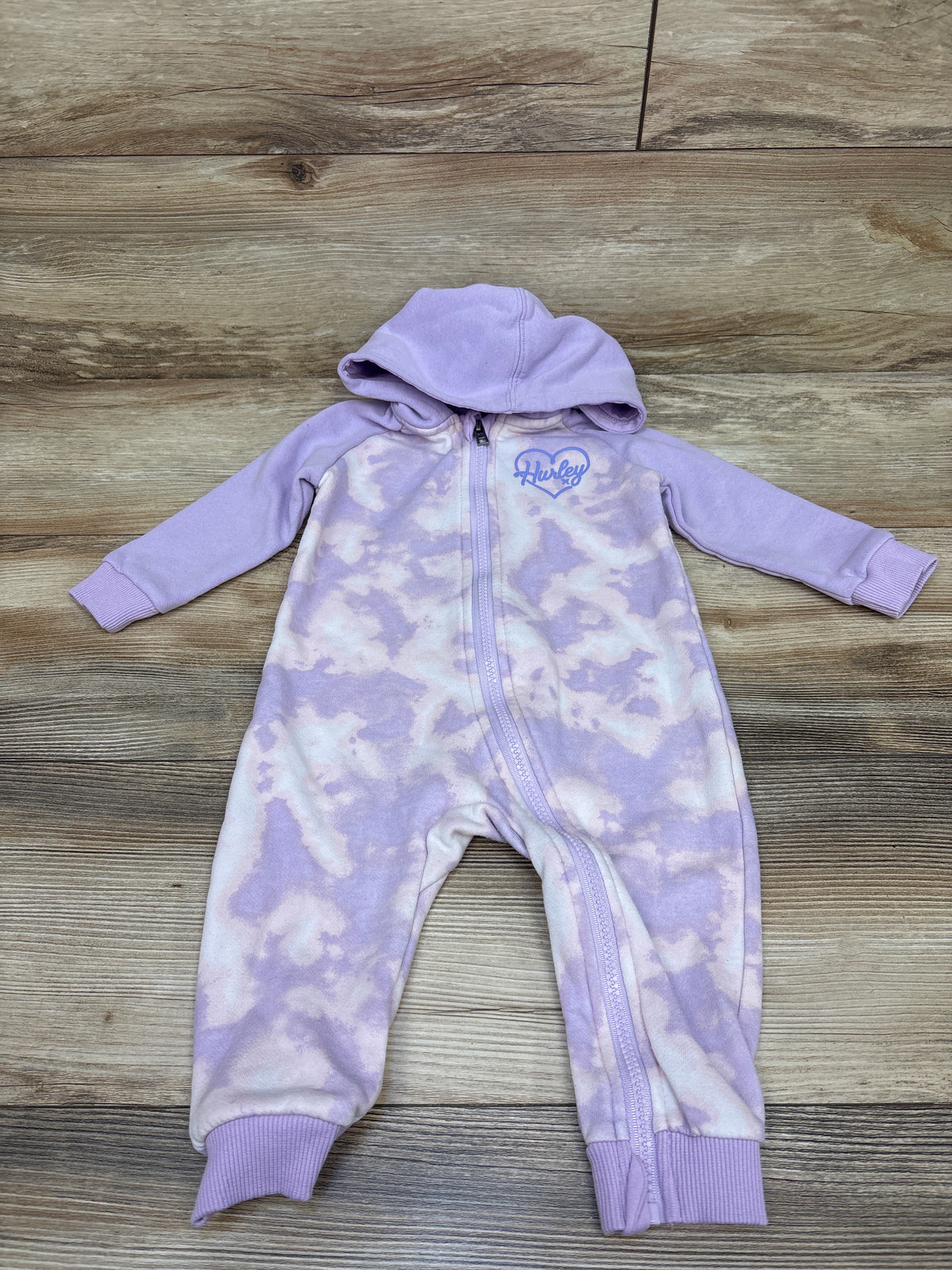 Hurley Hooded Coverall Purple sz 12m