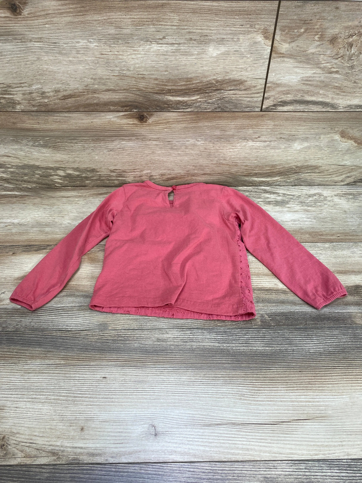 7 For All Mankind Eyelet Shirt Pink sz 3T