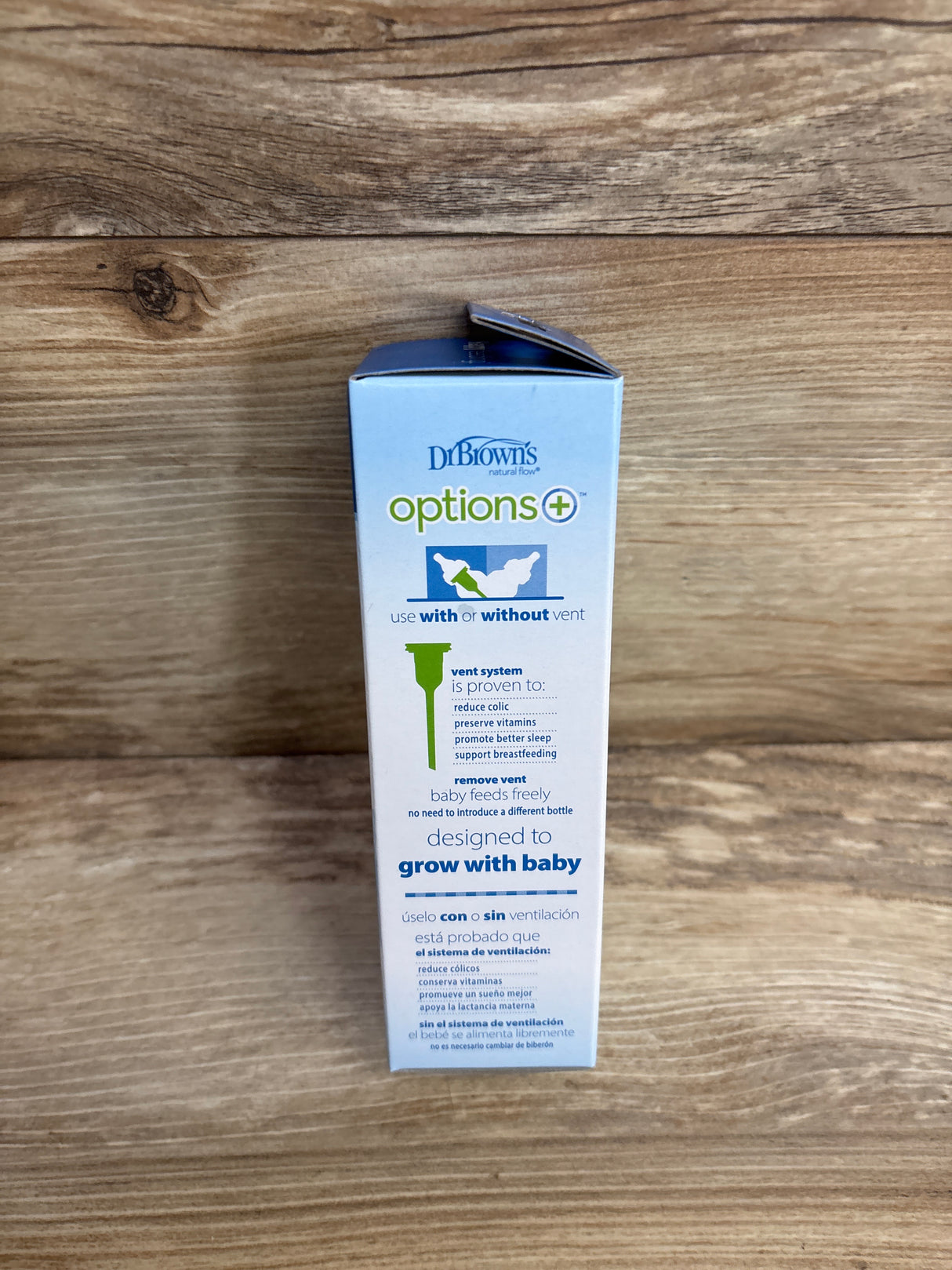 NEW Dr. Brown's Natural Flow Narrow Baby Bottle w/ Level 1 Slow Flow Nipple, 4oz