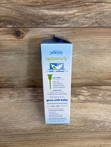 NEW Dr. Brown's Natural Flow Narrow Baby Bottle w/ Level 1 Slow Flow Nipple, 4oz