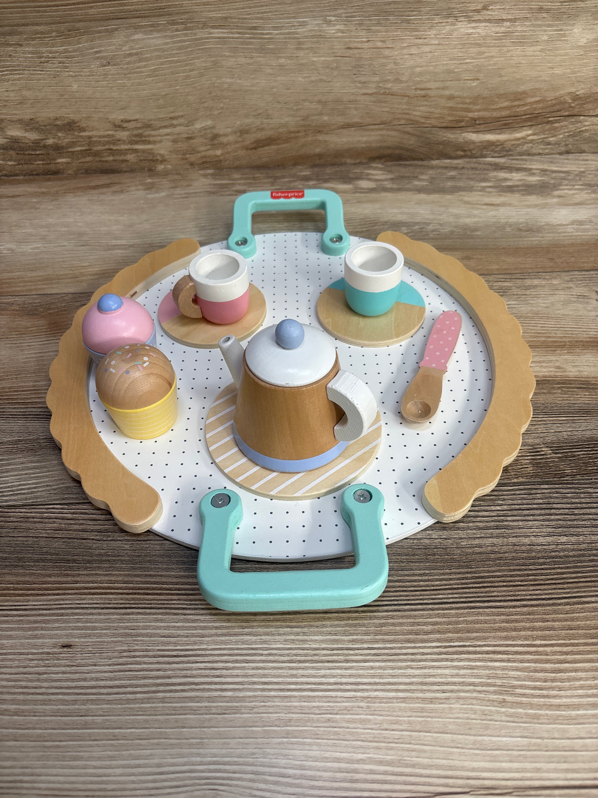 Fisher Price 11pc Wooden Tea Toy Set