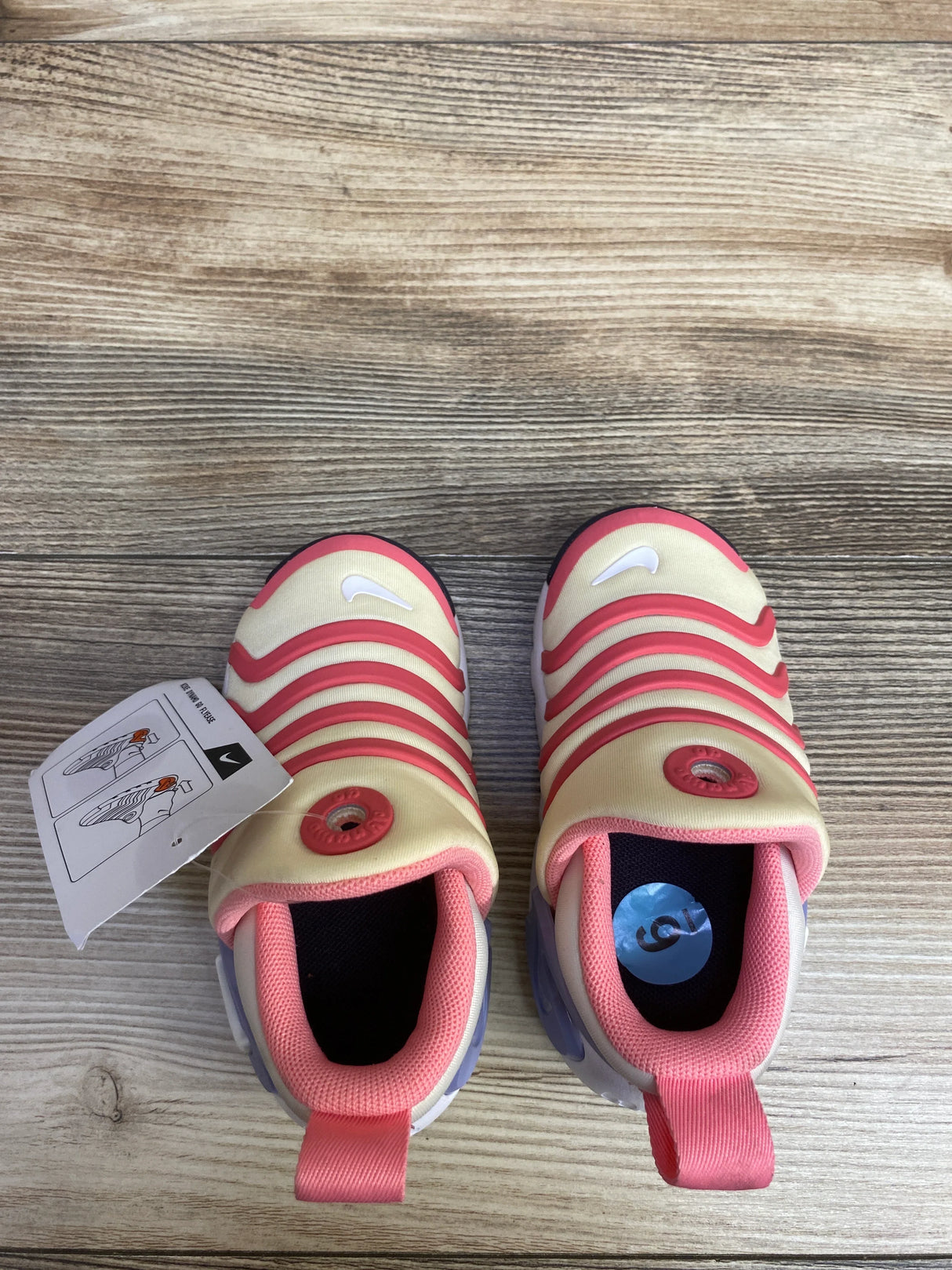 NEW Nike Dynamo Go TD 'Coconut Milk Sea Coral' Sneakers sz 6c