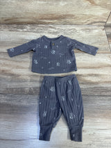 Child of Mine 2pc Ribbed Koala Shirt & Pants Set Grey sz Preemie