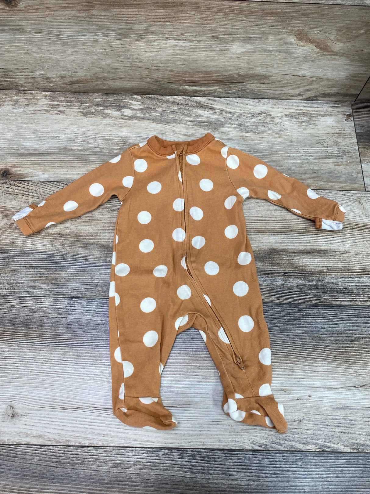 Old Navy Polka Dot Sleeper Brown sz 0-3m