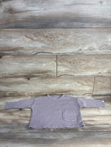 Easy Peasy Waffle Knit Shirt Purple sz 2T