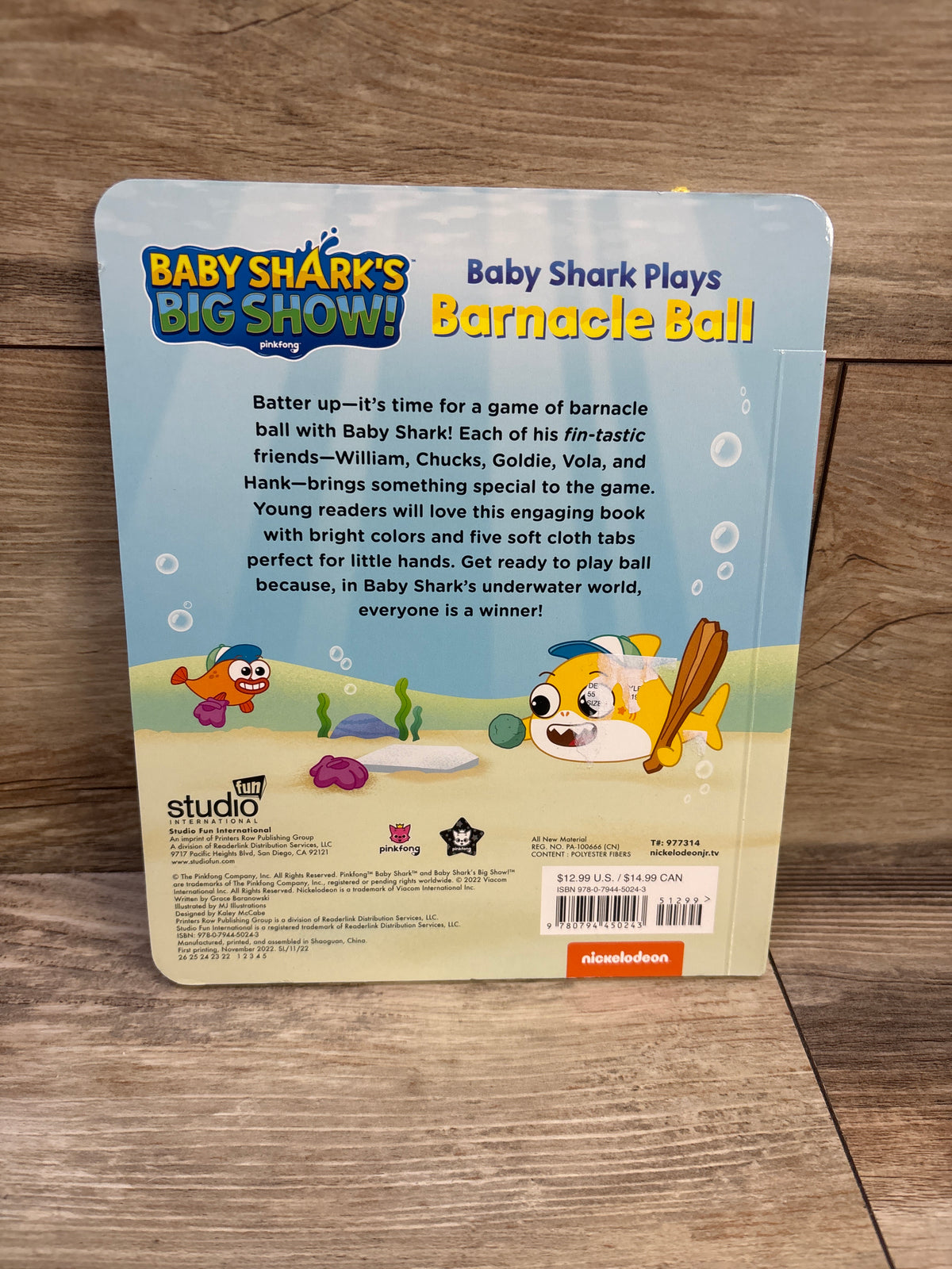 Baby Shark Plays Barnacle Ball Board Book