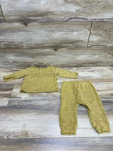 7 For All Mankind 2pc Shirt & Pants Yellow sz 6-9m - Me n Mommy To Be