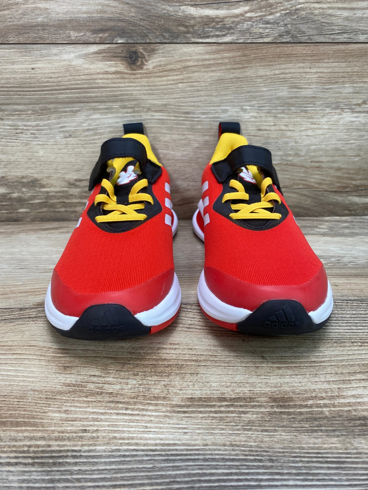 Adidas Disney Mickey Fortarun Red Running Shoes sz 3Y